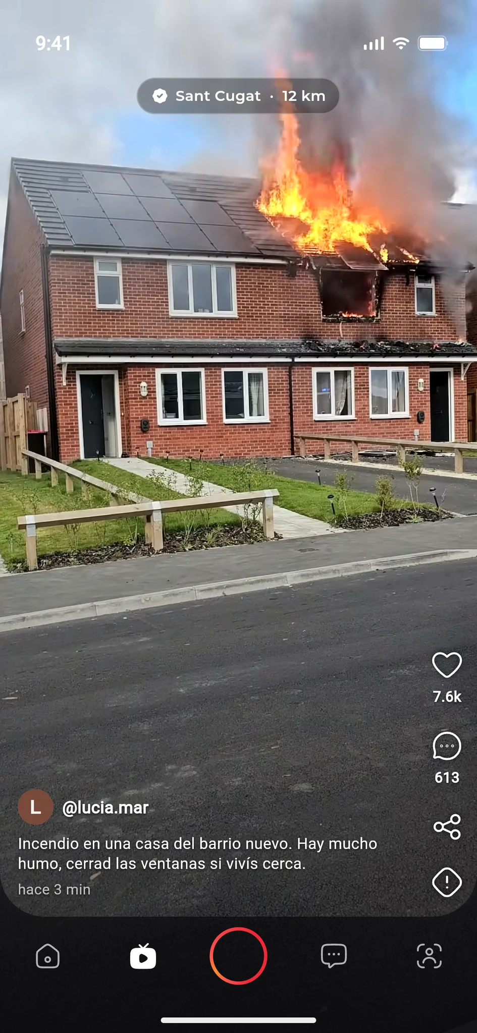 Pantalla de la app Echo